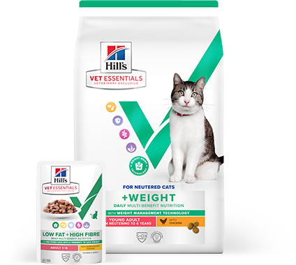 Hill’s&nbsp;Vet&nbsp;Essentials Alimentation pour chat stérilisé